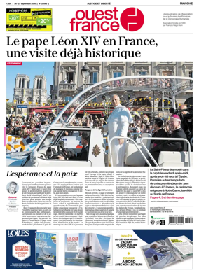 Cover of Ouest France (Manche)