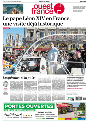 Cover of Ouest France (Mayenne)