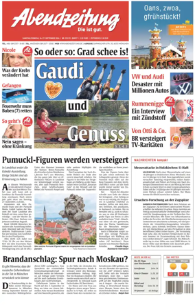Cover of Abendzeitung Munchen