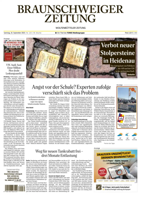 Cover of Braunschweiger Zeitung (Braunschweig)