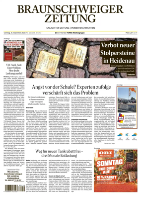 Cover of Braunschweiger Zeitung (Peine)