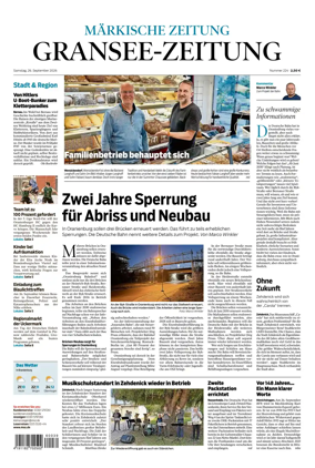 Cover of Gransee-Zeitung