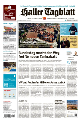 Cover of Haller Tagblatt
