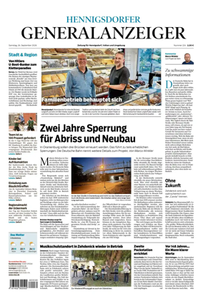 Cover of Hennigsdorfer Generalanzeiger