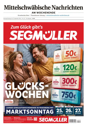 Cover of Mittelschwaebische Nachrichten