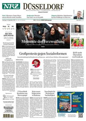 Cover of Neue Rhein Zeitung (Dusseldorf)