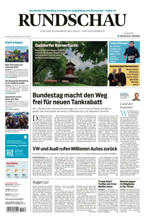 Cover of Rundschau fur den Schwabischen Wald – Der Kocherbote
