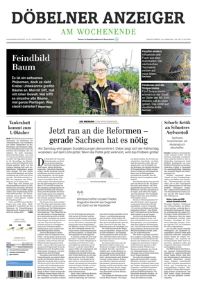 Cover of Sachsische Zeitung (Dobeln)
