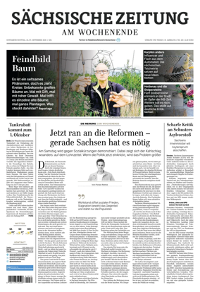 Cover of Sachsische Zeitung (Gorlitz & Niesky)