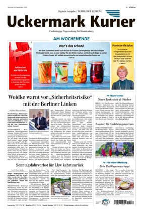 Cover of Templiner Zeitung