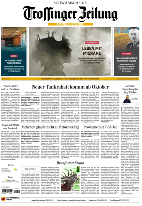 Cover of Trossinger Zeitung