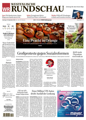 Cover of Westfalische Rundschau (Olpe)
