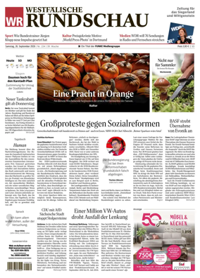 Cover of Westfalische Rundschau (Siegen)
