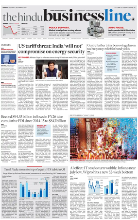 Cover of BusinessLine (Kolkata)