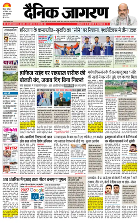 Cover of Dainik Jagran Hisar