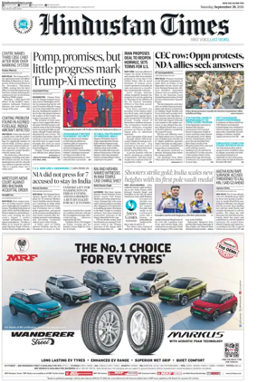 Cover of Hindustan Times (Delhi)