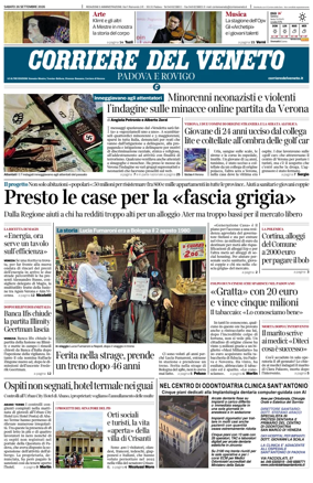 Cover of Corriere del Veneto (Padova e Rovigo)