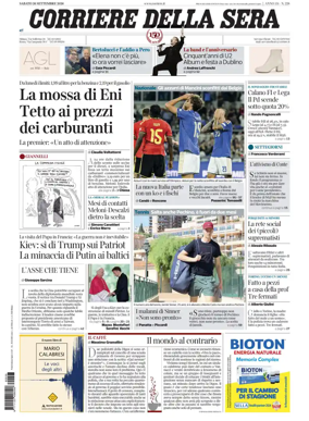 Cover of Corriere della Sera