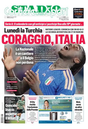Cover of Corriere dello Sport Stadio (Nazionale)