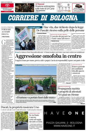 Cover of Corriere di Bologna