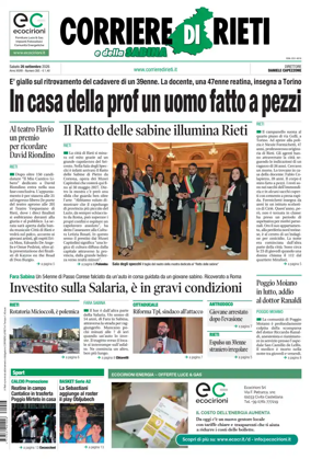 Cover of Corriere di Rieti