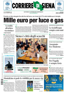 Cover of Corriere di Siena