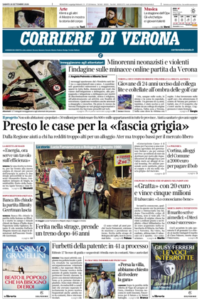 Cover of Corriere di Verona