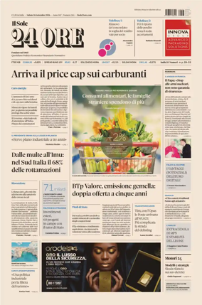 Cover of Il Sole 24 Ore