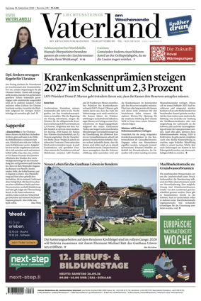 Cover of Liechtensteiner Vaterland