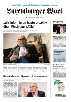 Cover of Luxemburger Wort