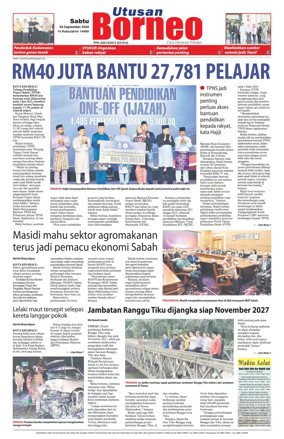 Cover of Utusan Borneo (Sabah)