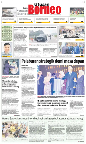 Cover of Utusan Borneo (Sarawak)