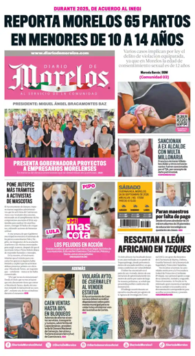 Cover of Diario de Morelos