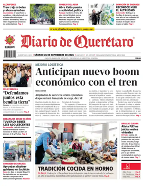Cover of Diario de Queretaro