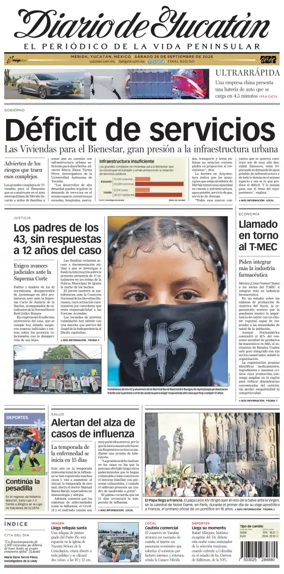 Cover of Diario de Yucatan