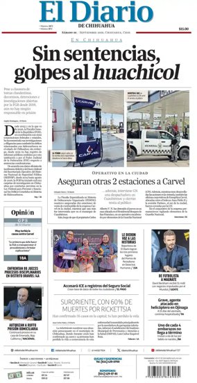 Cover of El Diario de Chihuahua