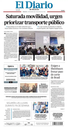 Cover of El Diario de Delicias