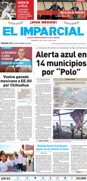 Cover of El Imparcial