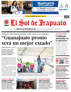 Cover of El Sol de Irapuato