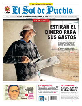 Cover of El Sol de Puebla