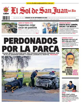 Cover of El Sol de San Juan del Rio