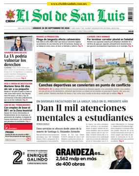 Cover of El Sol de San Luis Potosi