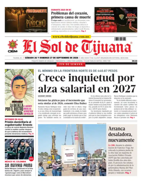 Cover of El Sol de Tijuana