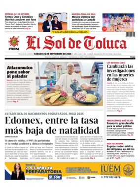Cover of El Sol de Toluca