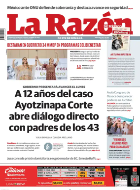 Cover of La Razon de Mexico