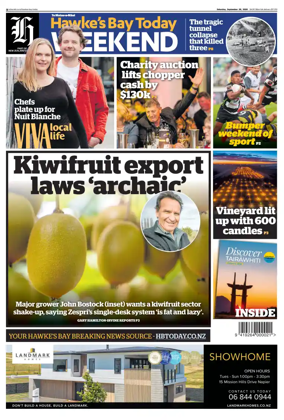 Cover of Hawke's Bay Today