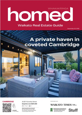 Cover of Homed Waikato Region