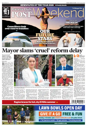 Cover of Rotorua Daily Post