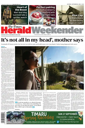 Cover of The Timaru Herald