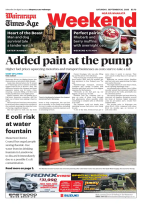 Cover of Wairarapa Times-Age (NZ)